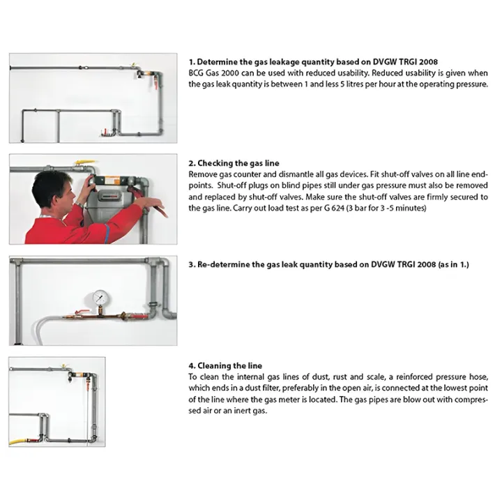 BCG GAS 2000 Scellant pour fuites de gaz